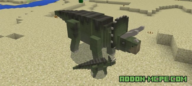 Мод на 19 видов динозавров в Minecraft PE 3