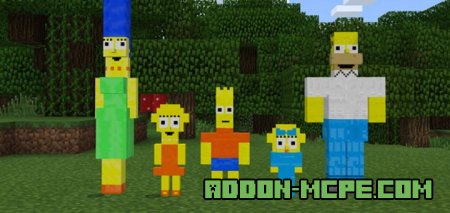Статья по Мод: Симпсоны в Minecraft PE
