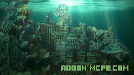 мифологический затонувший город в Minecraft