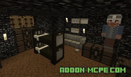 Тюремная камера в Minecraft