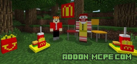 Мод: Ресторан McDonalds в Minecraft