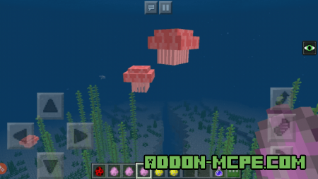 Медузы в Minecraft PE
