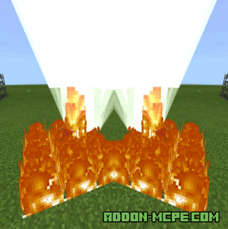 Огонь в Minecraft