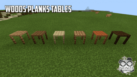 Деревянные столы в Minecraft