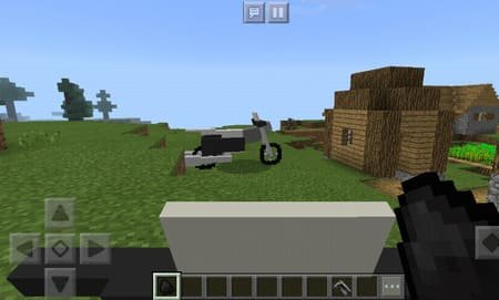 Мотоцикл в Minecraft PE
