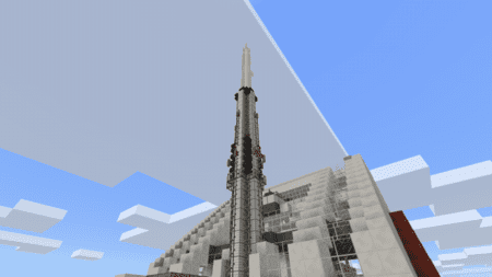 Ракета в Minecraft PE