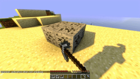 Разрушение блоков в Minecraft