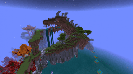 Тропический остров в Minecraft