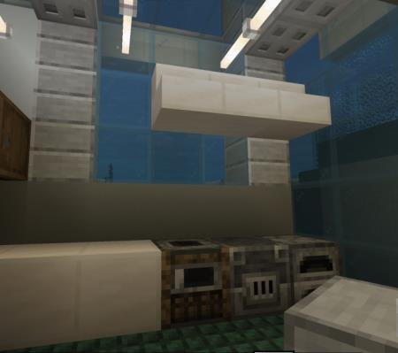 интерьер подводного дома