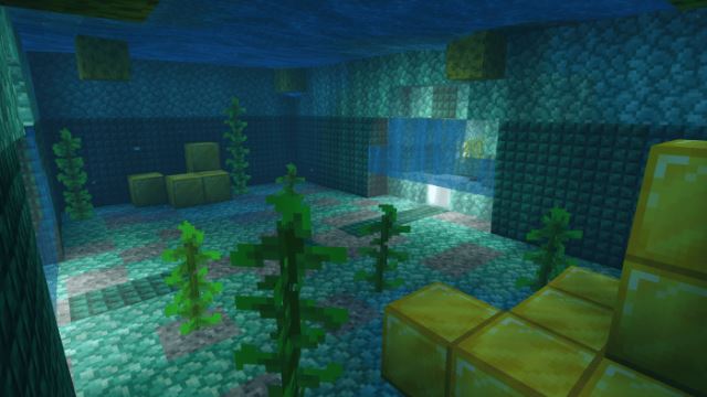 Подводное пространство в кубическом мире