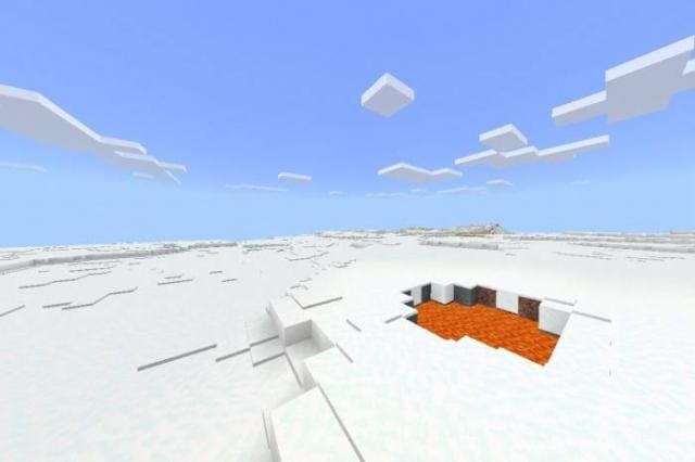 Пример снежных пустошей в игре 8