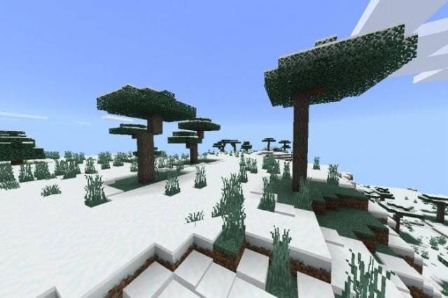 Пример снежных пустошей в игре 9