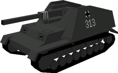 Детальный вид танка в игре 5