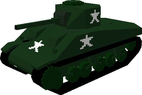 Детальный вид танка в игре 7
