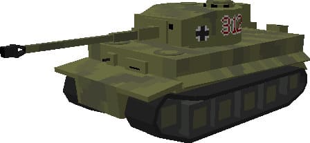 Детальный вид танка в игре 2