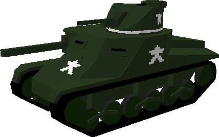 Детальный вид танка в игре 4