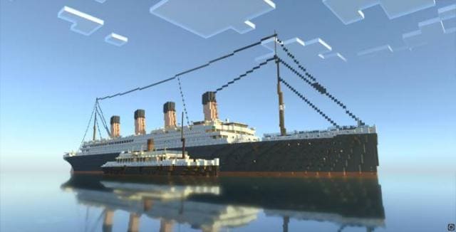 Как выглядит Титаник в дневное время