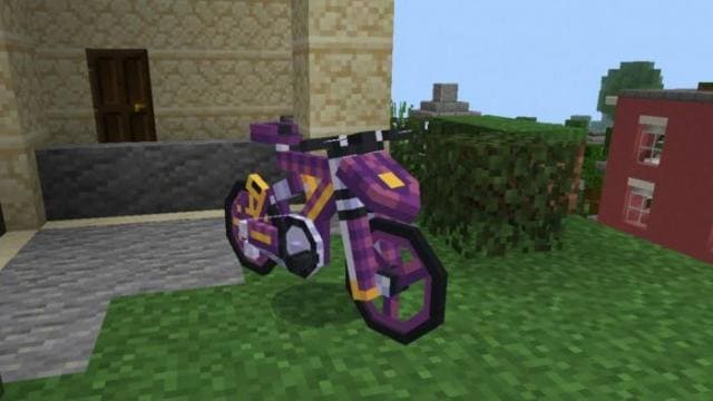 Демонстрация фиолетового велосипеда 2