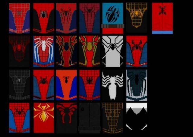Новые костюмы Человека-паука 2