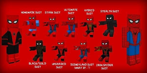 Новые костюмы Человека-паука