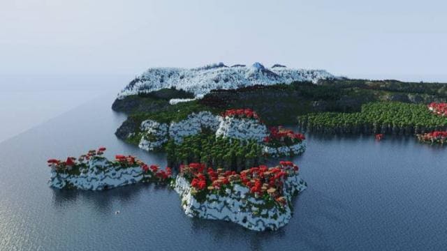 Красивые виды острова для игрового мира 3