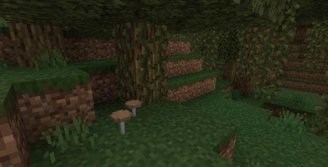 Пример роста грибов в игре 2