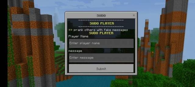 Игрок отправляет фейковое сообщение