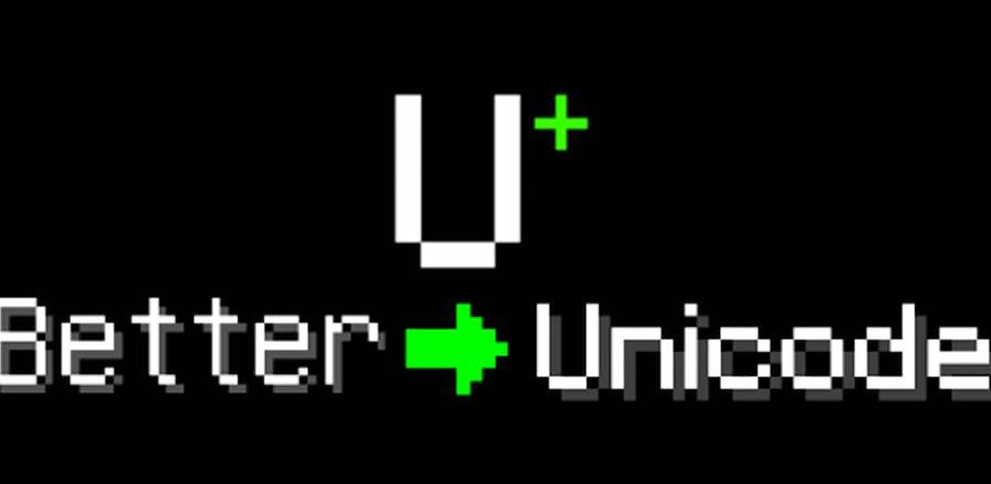 Текстуры: Улучшенный шрифт Unicode