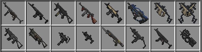 Все варианты огнестрельного оружия 3
