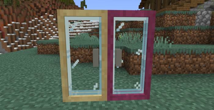 Двери с окнами использование