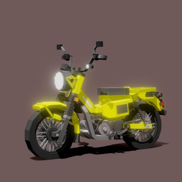 Как выглядит желтый мотоцикл