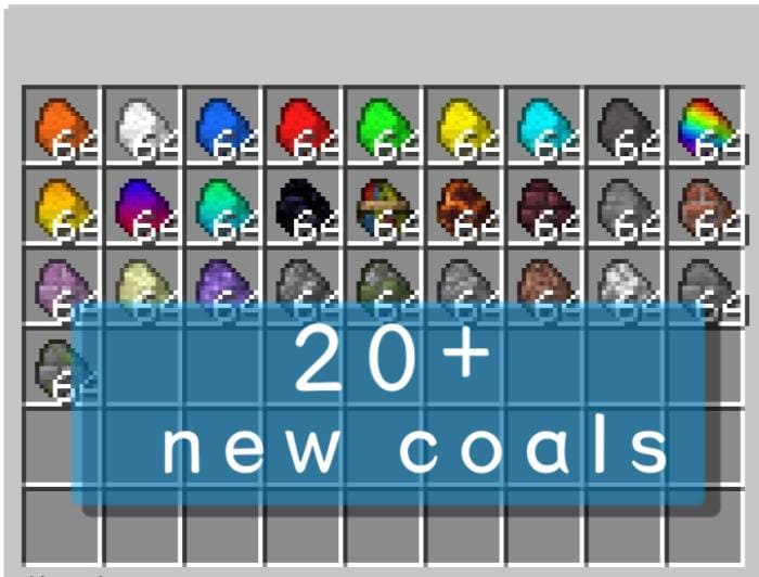 Внешний вид новых вариантов угля