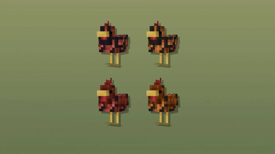 Обычные варианты куриц в игре 8