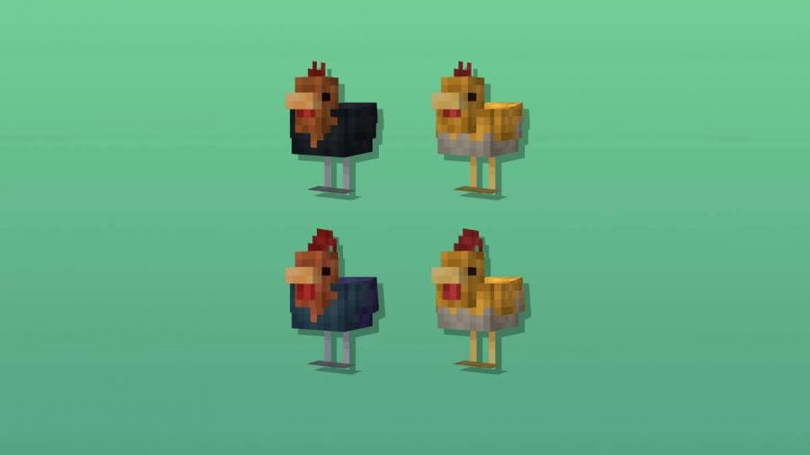 Обычные варианты куриц в игре 9