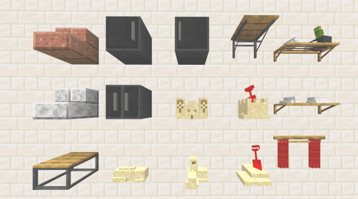 Блоки для украшения комнат